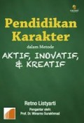 Pendidikan Karakter dalam metode aktif, inovatif, & Kreatif