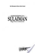 Kepemimpijnan Sulaiman Bagi para Usahawan